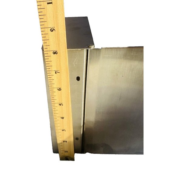Stainless Steel Box With Mounting Holes Brand New - Picture 12 of 15